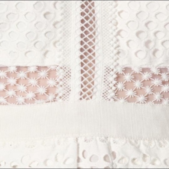 NWT Self Portrait Raglan Midi Dress UK4 US0 White - Picture 7 of 15